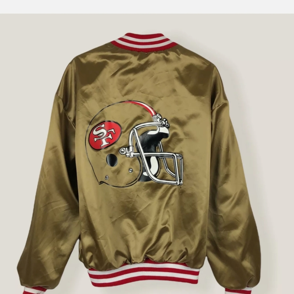 Swingster vintage 80's 49ers satin jacket